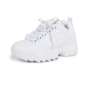 Fila All-White Chunky Sneakers